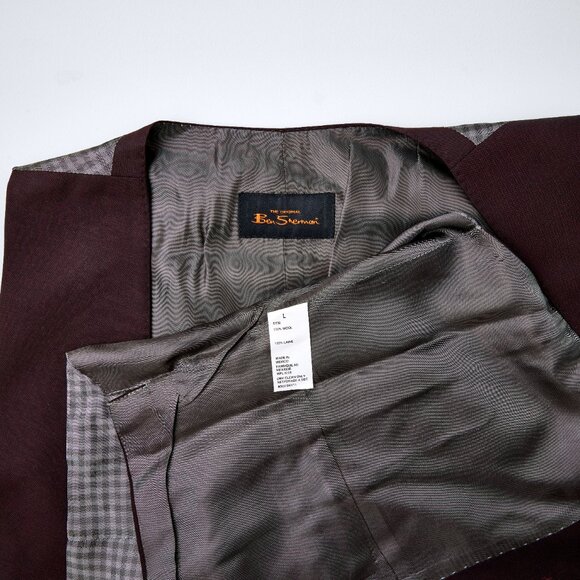 Ben Sherman 3 Piece Suit - Worn Once! - 42L - 36 waist - Picture 11 of 16